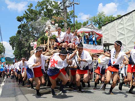 祇園祭：舁山笠